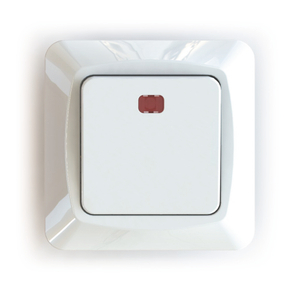 Flush-type wall rocker switches for fixed installation, with indication lamp screwless terminal ETM201PQL